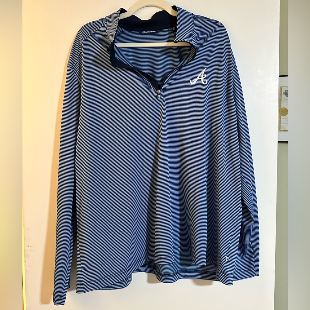 Cutter & Buck Atlanta Braves Pullover